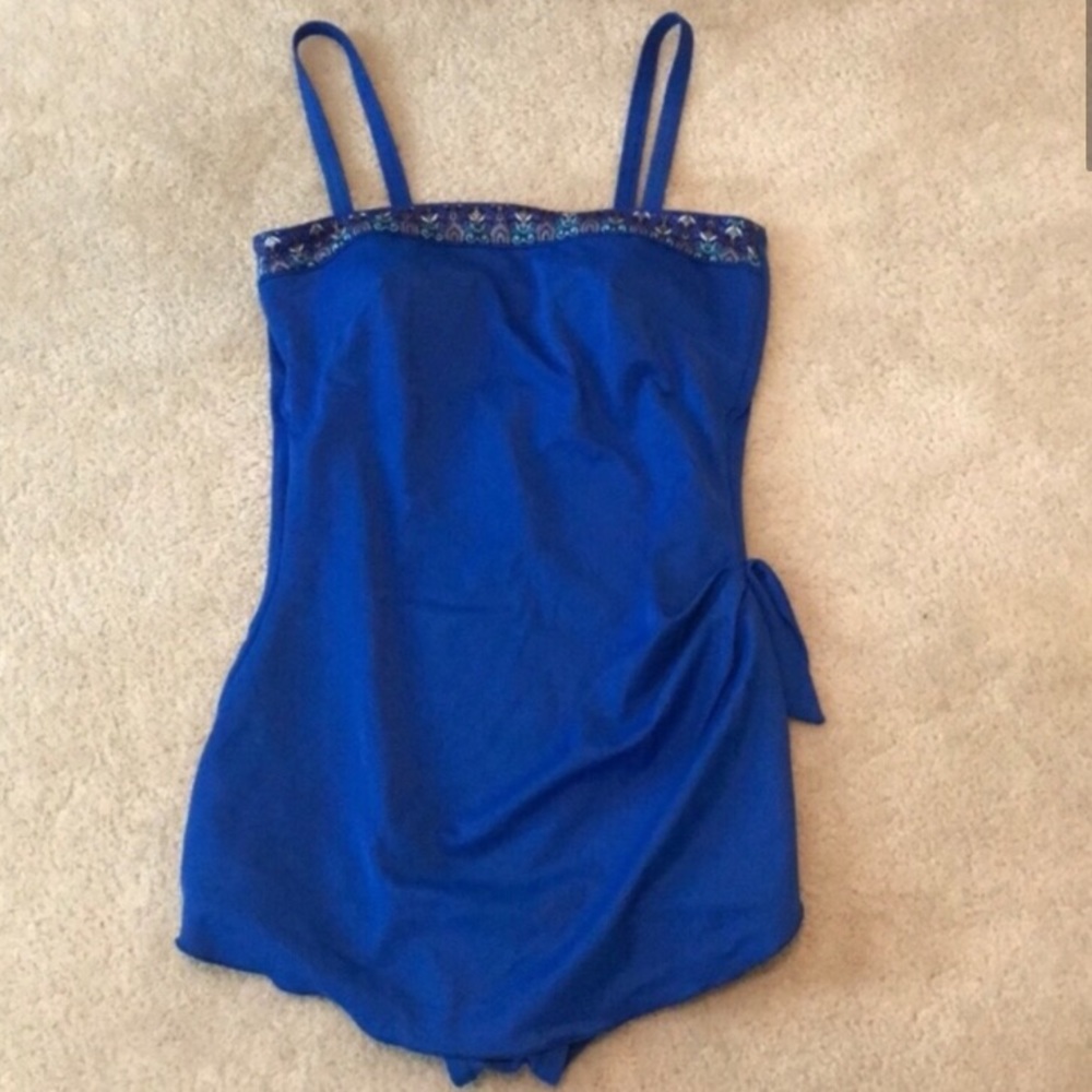 Blue Full Coverage One Piece